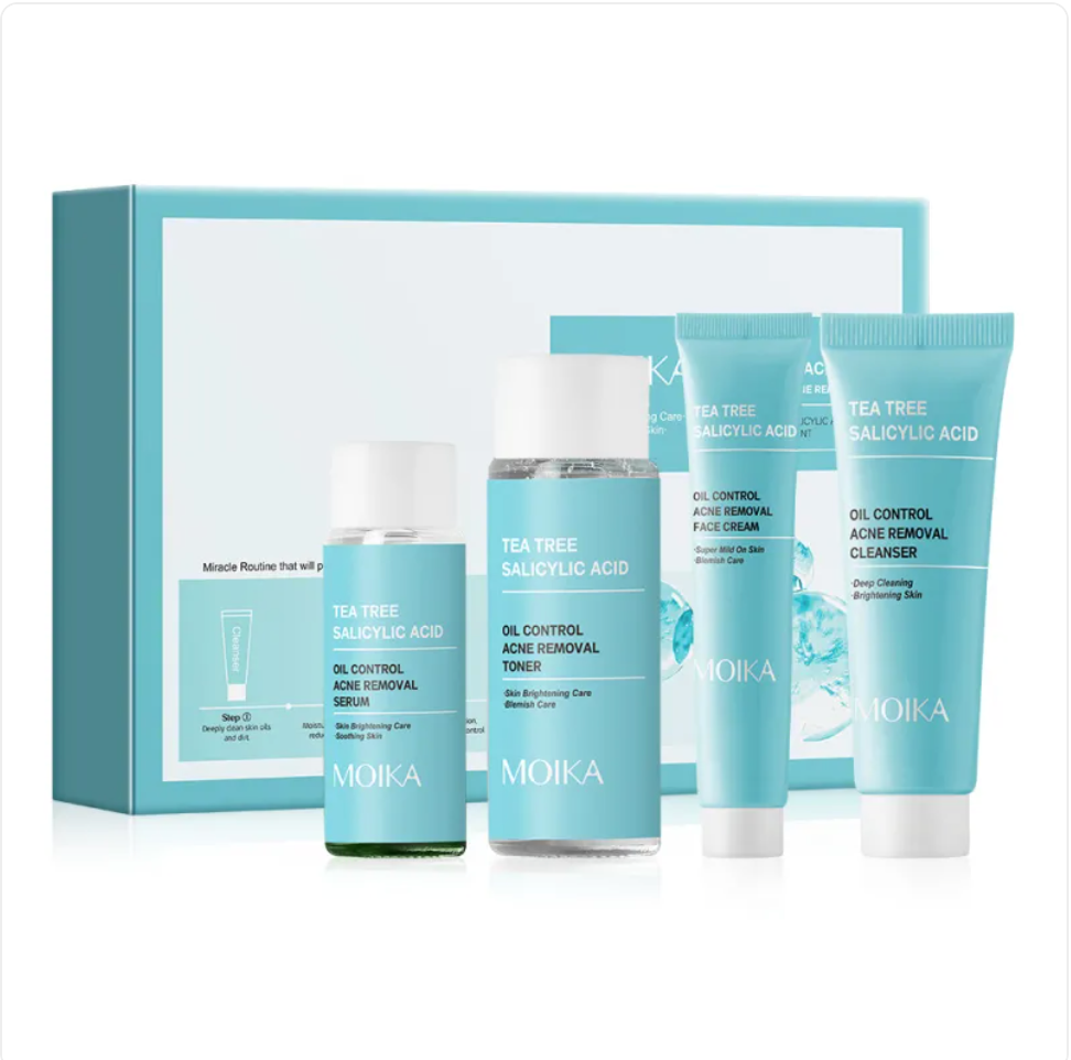 Glowly Clear Skin Tea Tree Set — Purifying Skincare Routine