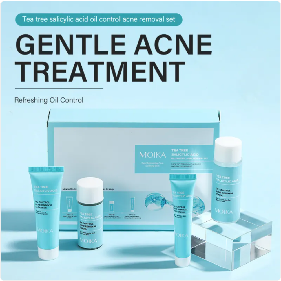 Glowly Clear Skin Tea Tree Set — Purifying Skincare Routine
