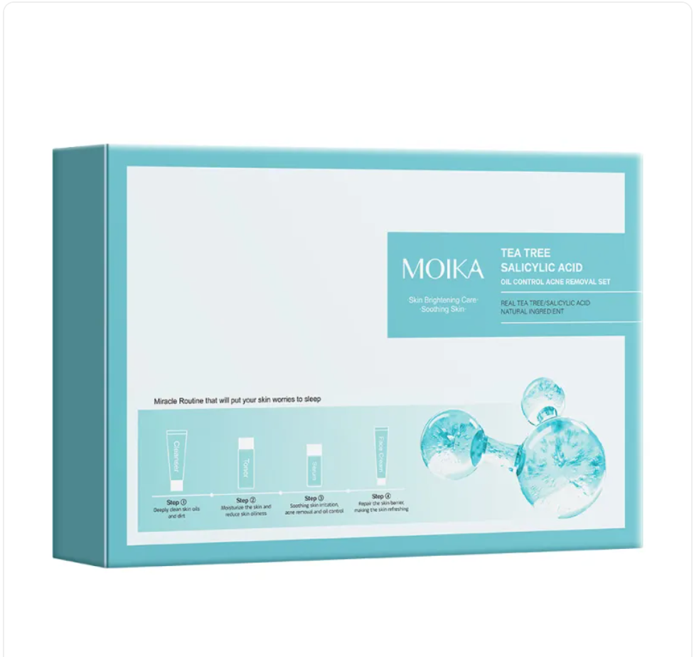 Glowly Clear Skin Tea Tree Set — Purifying Skincare Routine